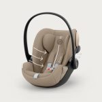 Scoică Auto pentru Copii Cloud G i-SIZE Plus Ocean Blue Cybex Gold - imagine 19