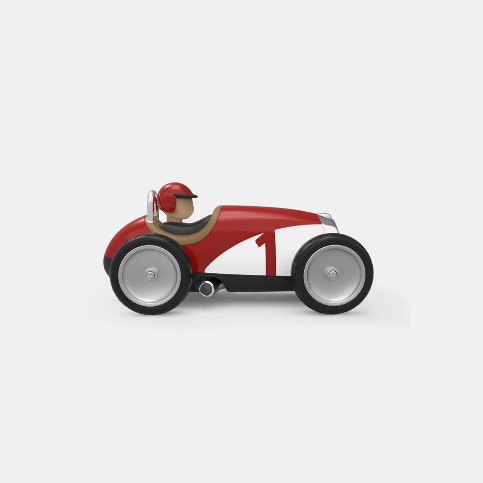 racing-car-red-2-1.jpg Baghera mașinuță Racing Car Red - imagine 1