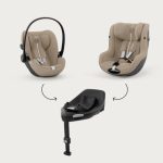 Scaun Auto pentru Copii SIRONA G I-SIZE PLUS Almond Beige Cybex Gold - imagine 15