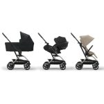 Cărucior Eezy S Twist+2 cadru Argintiu și Pachet Fog Grey/2024 Cybex Gold - imagine 16