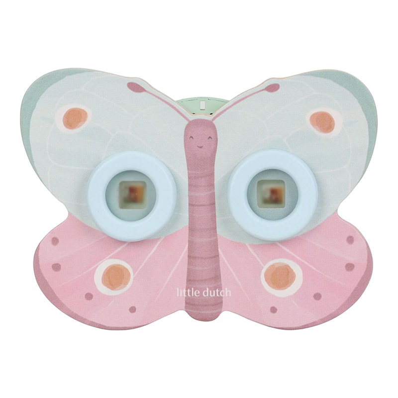 8713291773592.jpg Dispozitiv din lemn cu discuri cu imagini in forma de fluture – Fairy Garden – Little Dutch - imagine 1