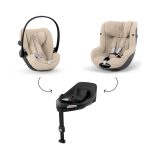 Scoică Auto pentru Copii Cloud G3 i-SIZE Plus Almond Beige 2026 Cybex Gold - imagine 9