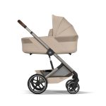 Cărucior Balios S Lux TPE 2 in 1 cu landou inclus Almond Beige NEW 2026 Cybex Gold - imagine 11