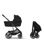 Cărucior Balios S Lux BLK cu landou pliabil inclus Moon Black NEW 2026 Cybex Gold - imagine 4