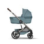 Cărucior Balios S Lux TPE 2 in 1 cu landou pliabil inclus Stormy Blue NEW 2026 Cybex Gold - imagine 2