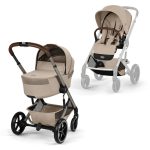 Cărucior Balios S Lux TPE 2 in 1 cu landou pliabil inclus Almond Beige NEW 2026 Cybex Gold