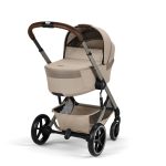 Cărucior Balios S Lux TPE 2 in 1 cu landou pliabil inclus Almond Beige NEW 2026 Cybex Gold - imagine 3