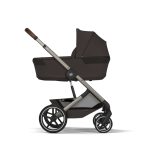 Cărucior Balios S Lux TPE 2 in 1 cu landou pliabil inclus Chocolate Brown NEW 2026 Cybex Gold - imagine 2