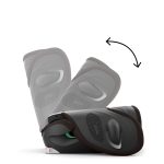 Scaun Auto pentru Copii Solution G2 I-Fix Chocolate Brown Plus Cybex Gold - imagine 6