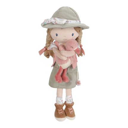 Papusa textila - Safari Friends - Ranger Rosa - Little Dutch
