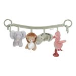 Jucarie senzoriala pentru carucior - Safari Friends - Little Dutch