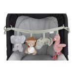 Jucarie senzoriala pentru carucior - Safari Friends - Little Dutch - imagine 5