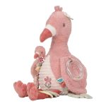 Jucarie senzoriala pentru bebelusi - Flamingo - Safari Friends - Activity Cuddle GRS - imagine 2
