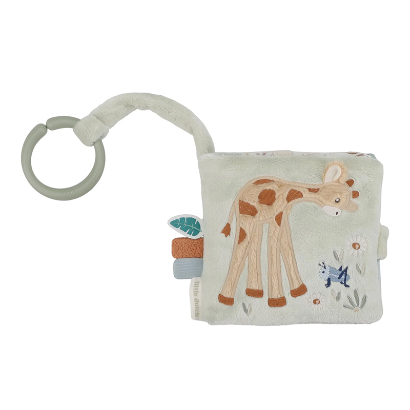 8713291883192 Carticica senzoriala pentru bebelusi - Safari Friends - Little Dutch - imagine 1