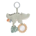 Jucarie senzoriala cu inel - Crocodil - Safari Friends - Little Dutch - imagine 2