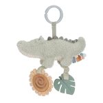 Jucarie senzoriala cu inel - Crocodil - Safari Friends - Little Dutch
