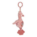 Jucarie senzoriala cu inel - Flamingo - Safari Friends - Little Dutch