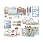 Valiza cu activitati creative - Jim Vehicles - Little Dutch - imagine 3