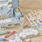Valiza cu activitati creative - Jim Vehicles - Little Dutch - imagine 4