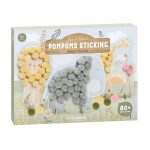 Joc creativ cu pompoane - Safari Friends - Little Dutch