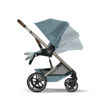 Cărucior Balios S Lux 2 in 1 cu landou pliabil Stormy Blue Cybex Gold 2026 - imagine 16