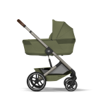 Cărucior Balios S Lux 2 in 1 cu landou pliabil Moss Green Cybex Gold 2026 - imagine 5