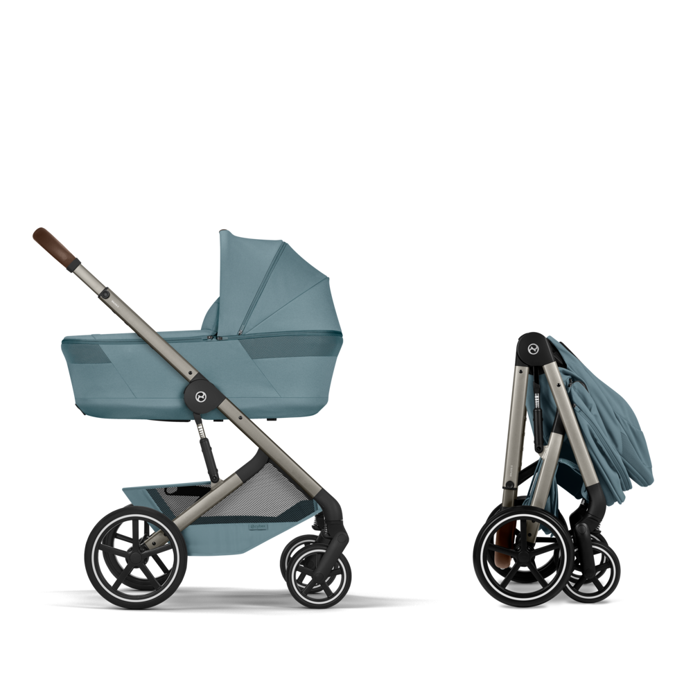 Cărucior Balios S Lux 2 in 1 cu landou pliabil Stormy Blue Cybex Gold 2026 - imagine 22