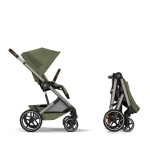 Cărucior Balios S Lux 2 in 1 cu landou pliabil Moss Green Cybex Gold 2026 - imagine 23