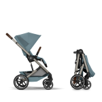 Cărucior Balios S Lux 2 in 1 cu landou pliabil Stormy Blue Cybex Gold 2026 - imagine 23