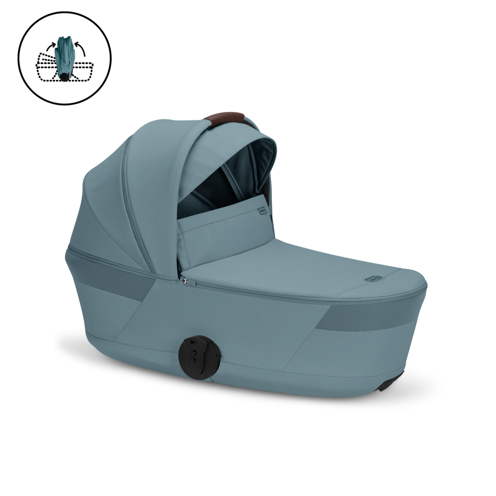 Cărucior Balios S Lux 2 in 1 cu landou pliabil Stormy Blue Cybex Gold 2026 - imagine 6