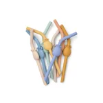 Set 8 paie din silicon Carlson cu ananas – Sandy Multi Mix- Liewood - imagine 3