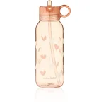 Sticlă de apă pentru copii YANG din Tritan, 500 ml – Sweethearts / Pale Tuscany- Liewood
