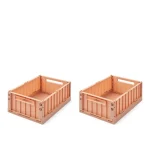 Cutie medie pentru depozitare Weston – Set 2 bucăți- Tuscany Rose- Liewood - imagine 2
