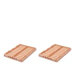 Cutie medie pentru depozitare Weston – Set 2 bucăți- Tuscany Rose- Liewood - imagine 3