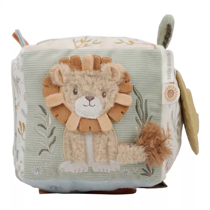 activity-cube-ld8309-product-4 - Medium-700x700 Cub senzorial pentru bebelusi - Safari Friends - Little Dutch - imagine 1