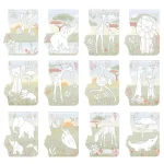 Carte de colorat - Rosa - Safari Friends - Little Dutch - imagine 2