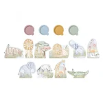 Carte de pictat cu degetele - Safari Friends - Little Dutch - imagine 2