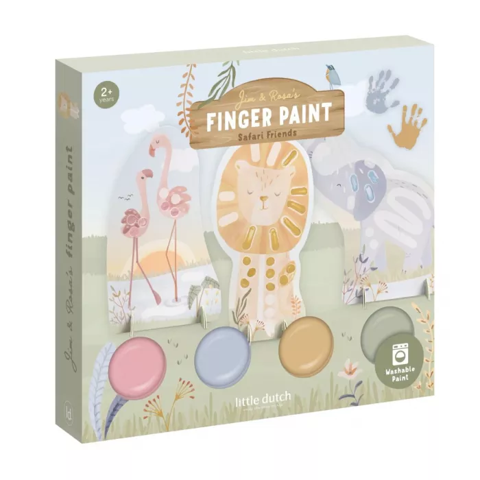 finger-paint-set-jim-and-rosa-BT126911-product-2 - Medium-700x700w Carte de pictat cu degetele - Safari Friends - Little Dutch - imagine 1