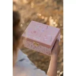 Cutie muzicala pentru bijuterii - Pink - Safari Friends - Little Dutch - imagine 2