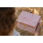 Cutie muzicala pentru bijuterii - Pink - Safari Friends - Little Dutch - imagine 3