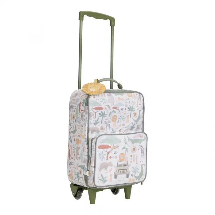 suitcase-white-ld4924-product-5 - Medium-700x700 Troler / Valiza pentru copii - Safari Friends - Little Dutch - imagine 1