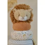 Jucarie din lemn FSC si textil pentru stivuire - Safari Friends - Little Dutch - imagine 4