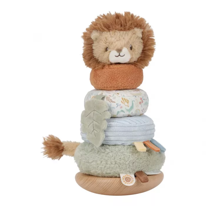tumble-stacker-ld8322-product-2 - Medium-700x700 Jucarie din lemn FSC si textil pentru stivuire - Safari Friends - Little Dutch - imagine 1