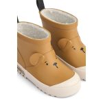 Cizme de ploaie imblanite Jesse Bear - Golden Caramel - Liewood - imagine 4