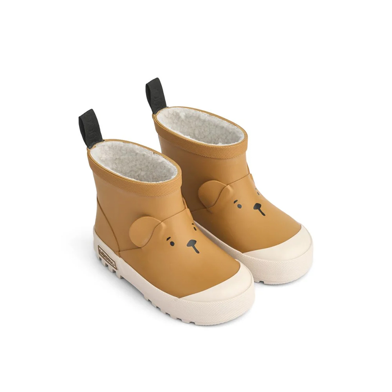 5715493485955 Cizme de ploaie imblanite Jesse Bear - Golden Caramel - Liewood - imagine 1