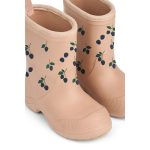 Cizme de ploaie - Aston - Berry/Pale Tuscany - Liewood - imagine 4
