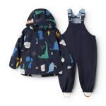 Pelerină de ploaie pentru copii Manu – Dino Roar/Classic Navy - Liewood
