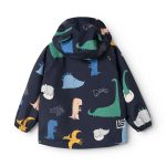 Pelerină de ploaie pentru copii Manu – Dino Roar/Classic Navy - Liewood - imagine 4