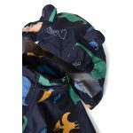 Pelerină de ploaie pentru copii Manu – Dino Roar/Classic Navy - Liewood - imagine 7
