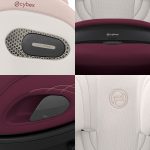 Anoris S Airbag Style Quartz Pink, Scaun auto pentru copii 76-125 cm - Cybex Platinum - imagine 2